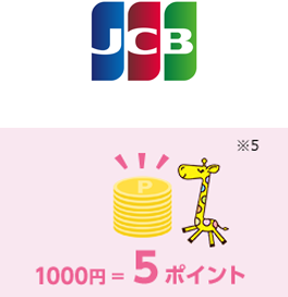 1000円＝5ポイント ※5