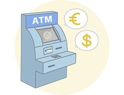 How to withdraw money in local currency