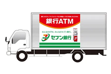 2011年3月11日に発生した「東日本大震災」の生活支援として移動型のATMサービスを開始