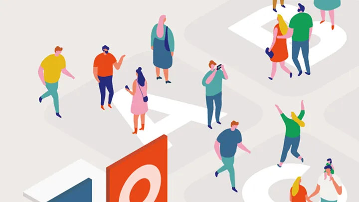 クイズをモチーフにしたイラスト