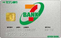セブン銀行ICキャッシュカードデザイン