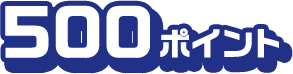 500ポイント