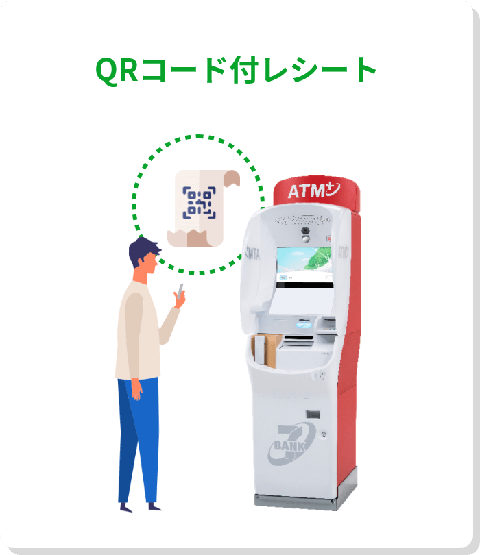 QRコード付レシート