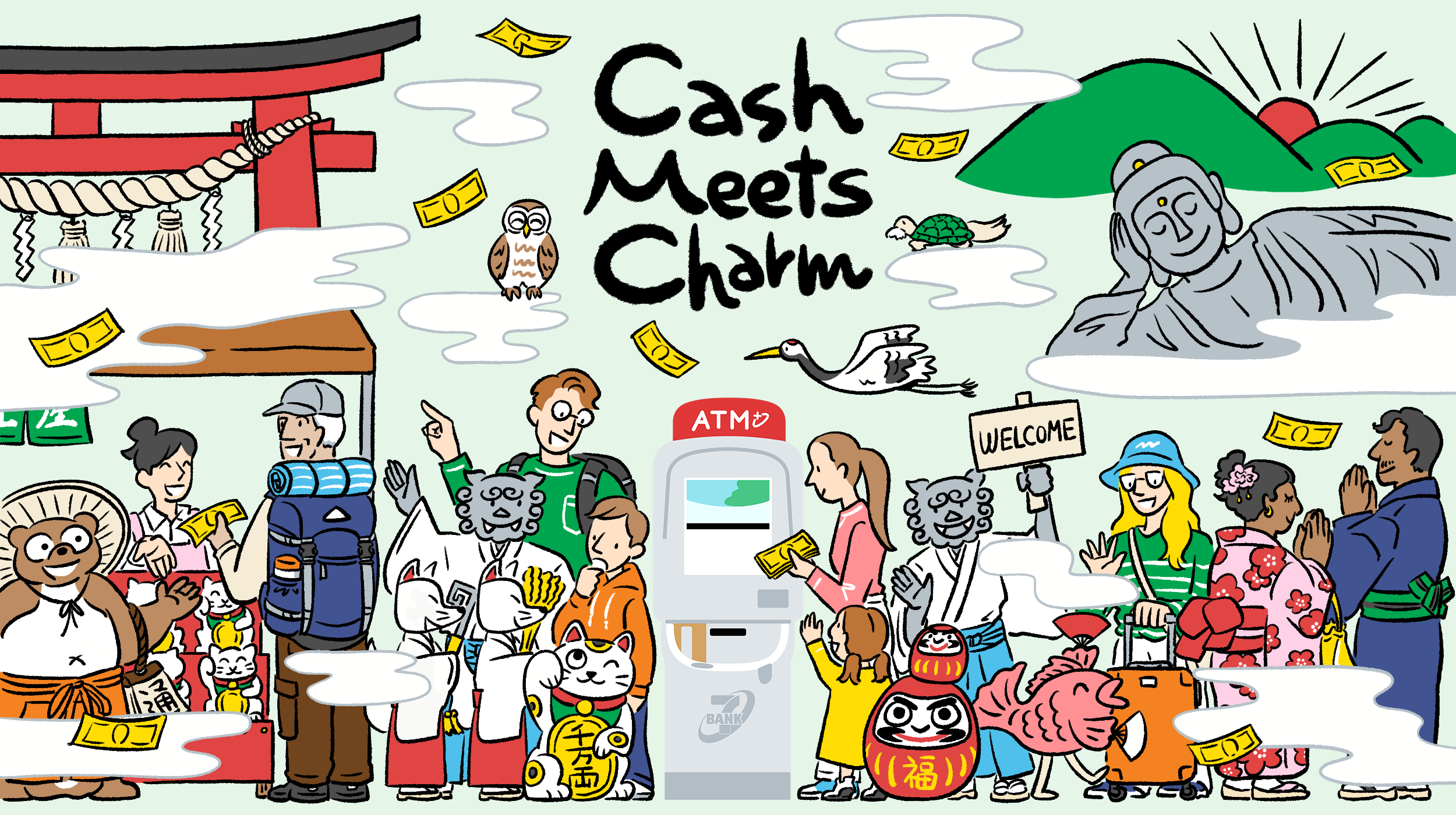 Engimono:Cash Meets Charm!｜Seven Bank