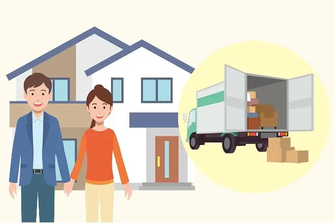 ATM窓口で住所変更手続きをするイメージ