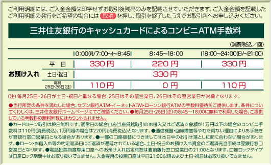 三井 住友 銀行 atm 硬貨