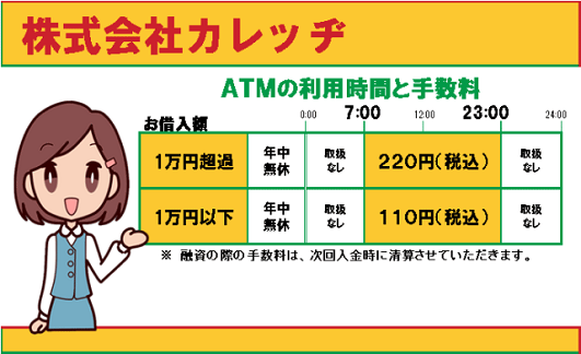 カレッヂ(ご出金)
