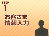 STEP1 お客さま情報入力